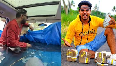 Swimming pool inside car: YouTuber faces legal action as well