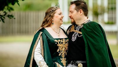 Fantasy-themed 'wedding like no other' perfect for Helen and Warren to tie the knot