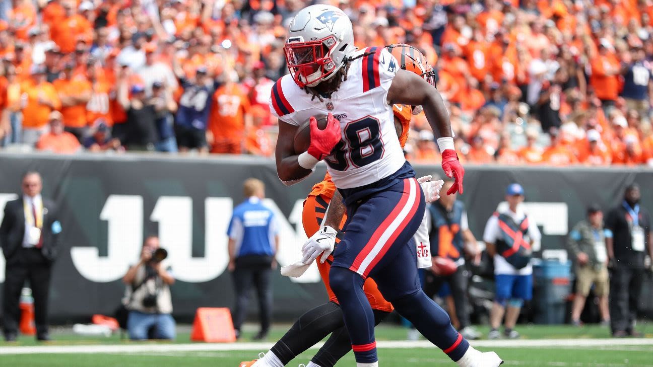 Patriots' Rhamondre Stevenson pushing to be among NFLs best RBs