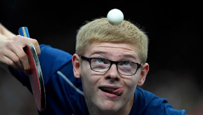 AP PHOTOS: Table tennis players at the Paris Olympics keep their eyes on the ball