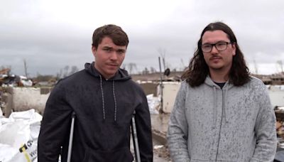 Brothers sucked out of their home by tornado survive to tell the tale