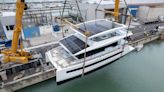 This New 62-Foot Solar-Electric Catamaran Is Topped by a Luxe Skylounge