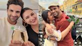 Divyanka Tripathi and Vivek Dahiya 'raise a toast' as they board flight to return to India after getting robbed in Florence