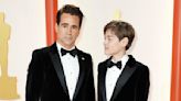 Colin Farrell twins with his 13-year-old son, Henry, at the 2023 Oscars