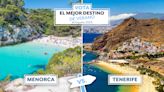 Menorca vs Tenerife: Vota por tu favorito al mejor destino de verano de España 2024