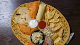 At KC-area restaurant, the sampler platter comes with a mountain of food, all amazing
