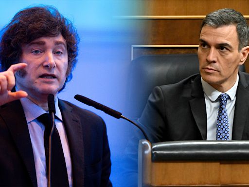 Ministro del Gobierno español acusa a Javier Milei de "ingerir sustancias" y el presidente de Argentina responde con duras críticas a Pedro Sánchez