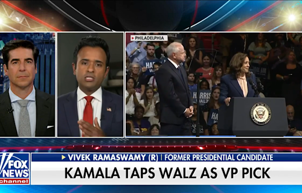 Kamala Harris picking Tim Walz is a 'reset' for the Trump campaign: Vivek Ramaswamy