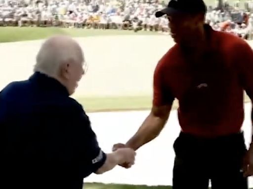 Verne Lundquist shares what Tiger Woods did during their touching Masters interaction that he will 'treasure forever'