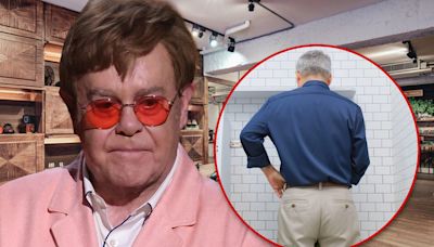 Elton John Allegedly Pissing In a Bottle at Shoe Store Inspires Copycats