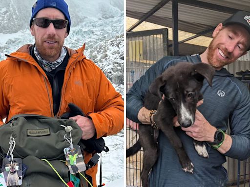 Wisconsin man scatters dog's ashes on Everest, brings 3-legged rescue home