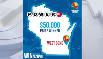 Wisconsin Lottery: $50,000 Powerball win in West Bend