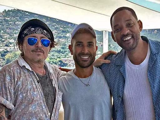 Will Smith and Johnny Depp spend time together before Andrea Bocelli Concert | English Movie News - Times of India