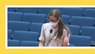 18-year-old Violet Affleck delivers powerful speech against mask bans in L.A.