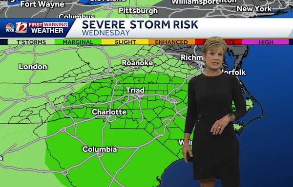 WATCH: Storm threat Wednesday, possibly severe