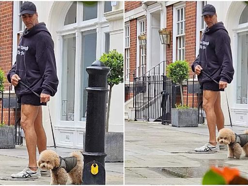 Akshay Kumar gives fans a peek into his London vacation with furry friend | - Times of India