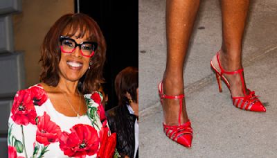 Gayle King Gets Fiery in Red Kate Spade Heels for ‘Cabaret’ Performance in NYC