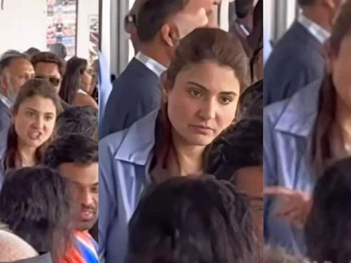 WATCH: Anushka Sharma Looks Angry In Stands During India vs Pakistan T20 World Cup 2024 Match, Video Goes Viral