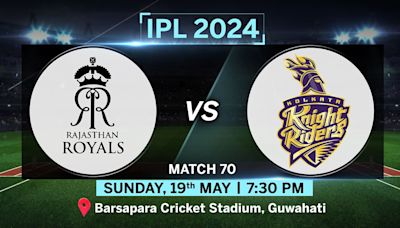IPL 2024, RR vs KKR Live Score: Rajasthan Royals face Kolkata Knight Riders in crucial league finale