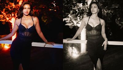 Disha Patani keeps it hot and happening in her black corset bodycon gown; it’s perfect to spice up your date night