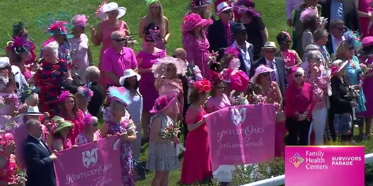 150 fighters, cancer survivors march in 16th annual Kentucky Oaks Day Survivors Parade