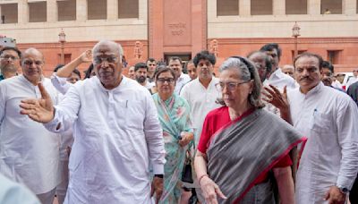 BJP-RSS opposed Constitution: Kharge as Opp MPs stage walkout from Rajya Sabha