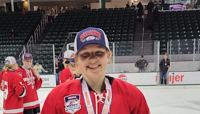 Sheboygan North girls hockey player Kayla Dogs is a national champion