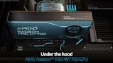 AMD以Radeon Pro W7700補足工作站加速運算需求，標榜成為1000美元以下最具效能專業繪圖卡產品