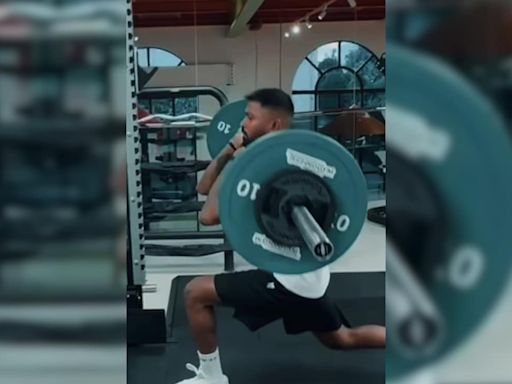 Hardik Pandya's Intense Workout Routine Includes Bulgarian Split Squats For Increased Balance And Strength