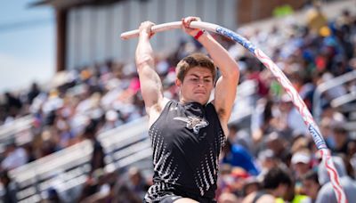 Johnson pole vaulter Ethan Saenz goes from wild card to bronze medal at state track meet