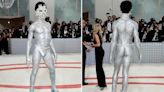 Lil Nas X Sparkles in Head-to-Toe Silver Crystals — and Thong! — to Honor Karl Lagerfeld's Cat, Choupette