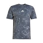 Adidas WO POW TEE IK9685 男 短袖 上衣 運動 健身 訓練 砂岩印花 吸濕排汗 深灰