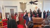 ‘Second gentleman’ visits Beaufort church. Election, he says, is battle ‘for soul of nation’