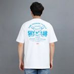 M+W RETOP SUYA 台灣製 熊派美式水洗純棉短袖T恤  SYM231161-01 白色 MIT服飾 速霸陸T恤