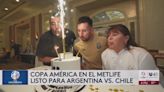 El cumpleañero Messi y Argentina se reencuentran con Chile en Nueva Jersey