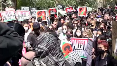 NYU students stage walkout following violent anti-Israel protests