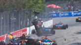 IndyCar: Santino Ferrucci's car catapults into the air in wild wreck at Toronto
