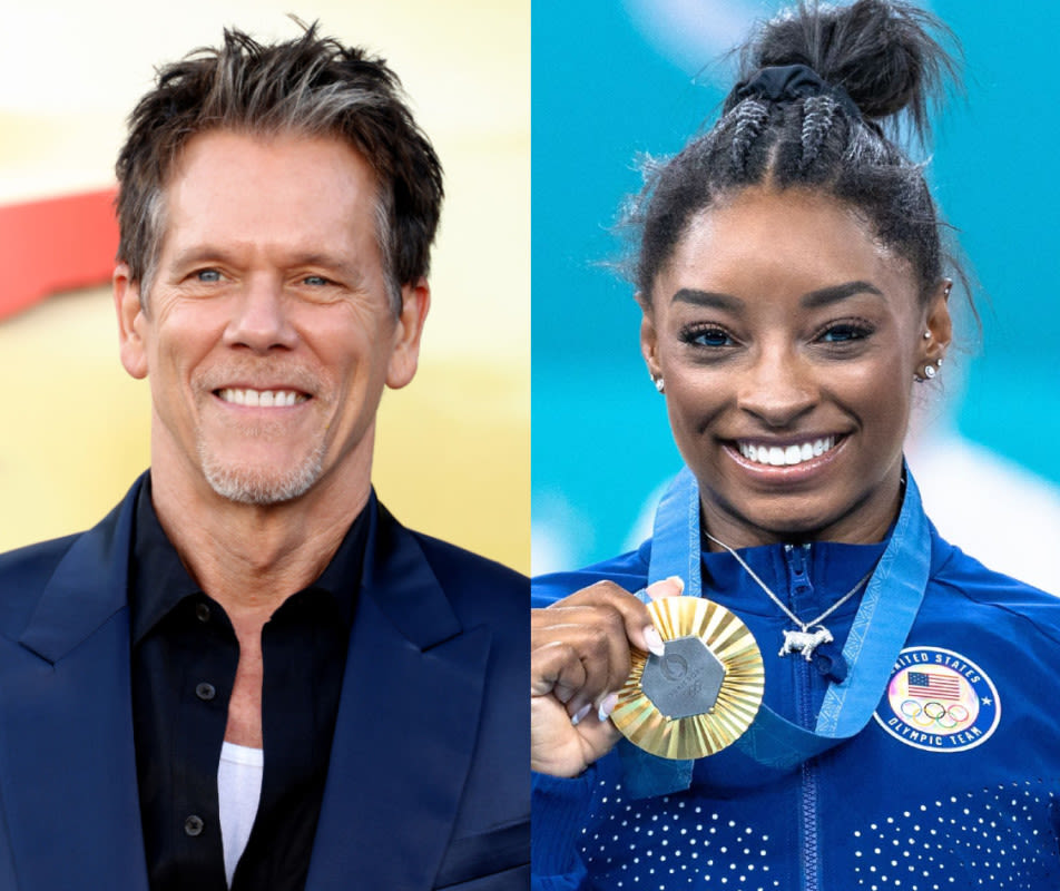 Kevin Bacon's Cocktail Dedicated to Simone Biles Is a 'Brilliant Tribute' to Gymnastics GOAT