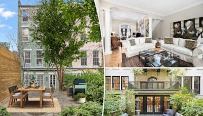 Here’s how much it costs to buy a luxe Manhattan home with access to a shared secret garden