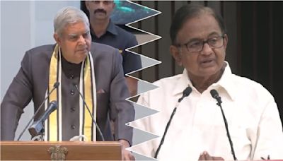 'Shocked Beyond Words': Jagdeep Dhankar Slams Chidambaram Over 'Part-Timers' Remark On MPs