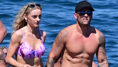 Katie McGlynn shares a passionate smooch with boyfriend Ricky Rayment