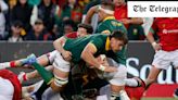 South Africa reduced to 14 men before 10-try beating of gutsy Portugal