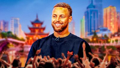 Stephen Curry receives hero's welcome in China for Curry Brand tour