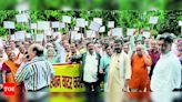 Employees protest transfer of PHED’s work to RWSSC | - Times of India