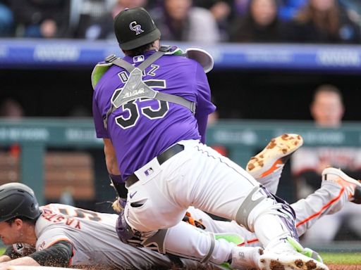 SF Giants’ 8-6 win puts them on cusp of sweeping Rockies to cap road trip