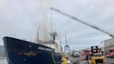 Fishing ship still burning Tuesday at Port of Tacoma as firefighters gain access
