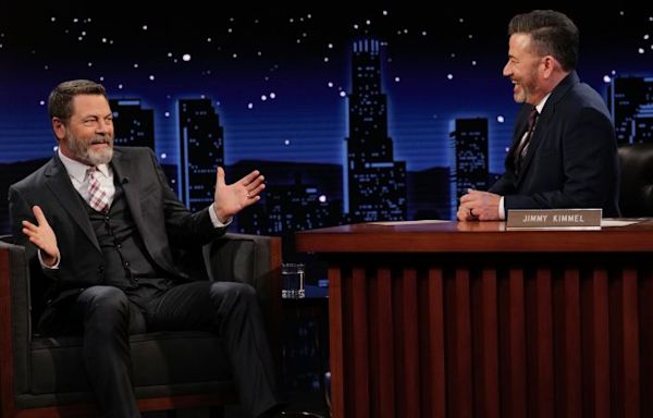 Nick Offerman once spent a night high in jail after being mistaken for a robber