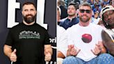 Jason Kelce Sides with Taylor Swift Fan Poking Fun at Travis Kelce’s Ripped Jeans: ‘Now That’s Funny!’
