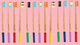 Brush with pride: This 5-piece bamboo set supports various causes, including equality