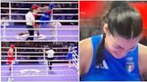 Italian female boxer left in tears as controversial fight is abandoned after just 46 seconds